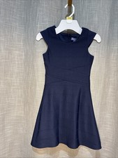Love Ava & Yelly Dress Girls Blue Fit & Flare Cap Sleeve NWT Skater Size 7/8 S