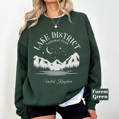 Lake District National Park Unisex Sweatshirt Travel Gift Trip Sweater Tee