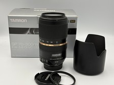 Tamron SP 70-300mm F/4-5.6 Di VC USD Lens For Nikon F Mount Near Mint