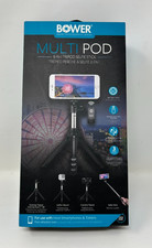 Bower Multi-Pod 6 in 1 Tripod Selfie Stick 36" 360 Ball Head NEW/SEALED FREE   
