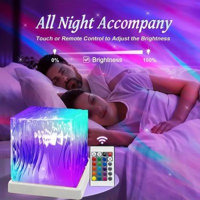 Polarlicht Sternenhimmel LED RGB Lampe Projektor Galaxy Stern Nachtlicht Deko DE