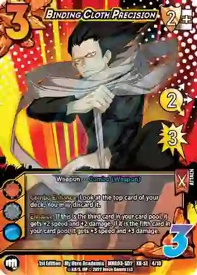 2X-Binding Cloth Precision (XR) - 1st Edition-MHA03F-Heroes Clash - First Editio