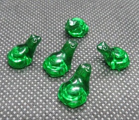 LEGO RARE TRANSLUCENT GREEN FROG LOT x5 Trans Green Frog Minifigs 4480 Star Wars