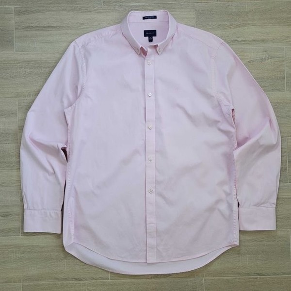 Men Gant Shirt Pink Cotton 42
