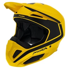 Ski-Doo Pyra Snomobile Helmet Hi-Max Air Vent System Lightweight Snug Fit Yellow