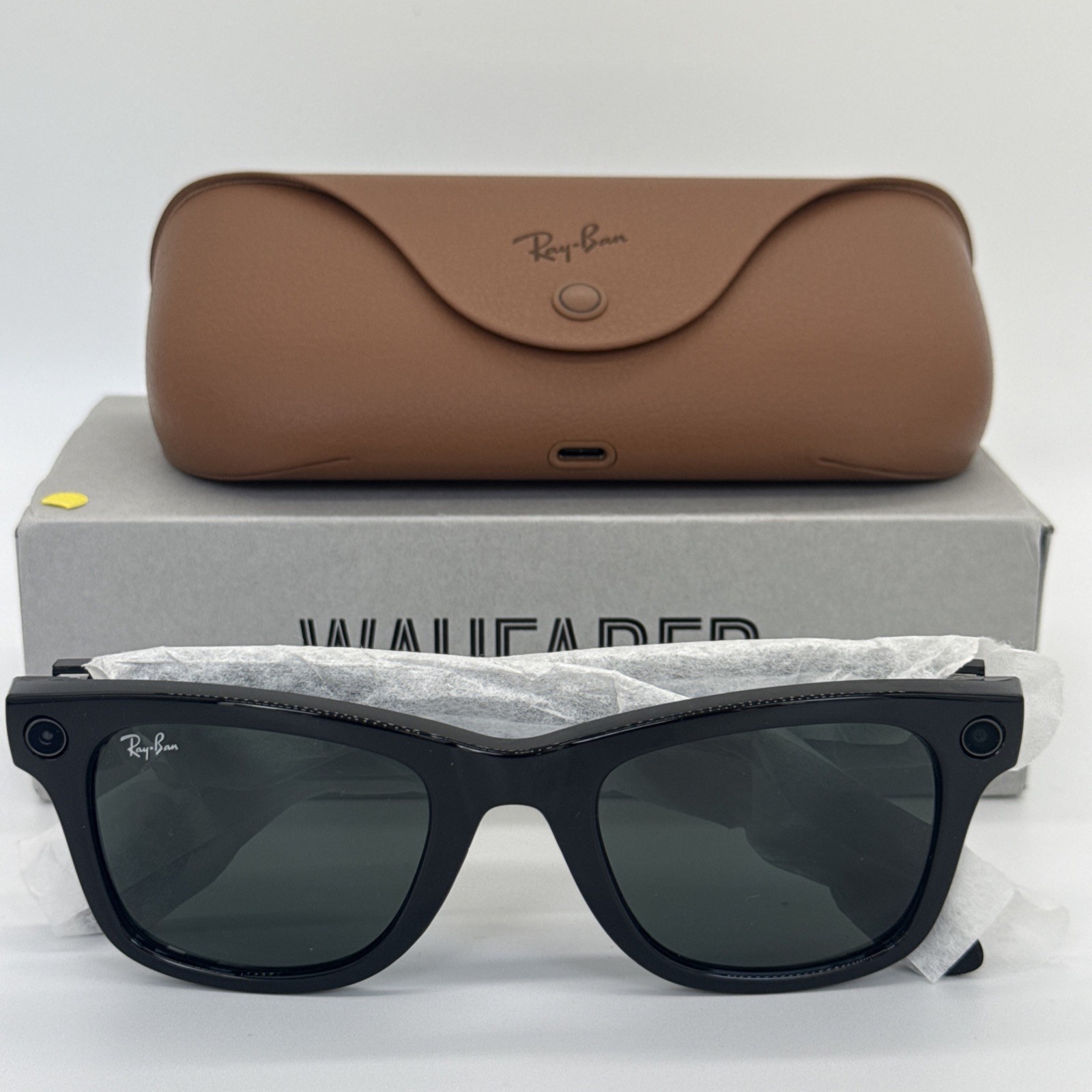RAY-BAN Meta Gen 2 Wayfarer - AI Glasses for Men & Women - Shiny Black | 12MP Camera, 3K Ultra HD Video, Voice Command, Open-Ear Audio, 8H Battery, Meta AI App - G15 Green Lenses - Image 12