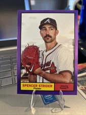 2024 Topps Archives - Spencer Strider #5 Purple Foilboard