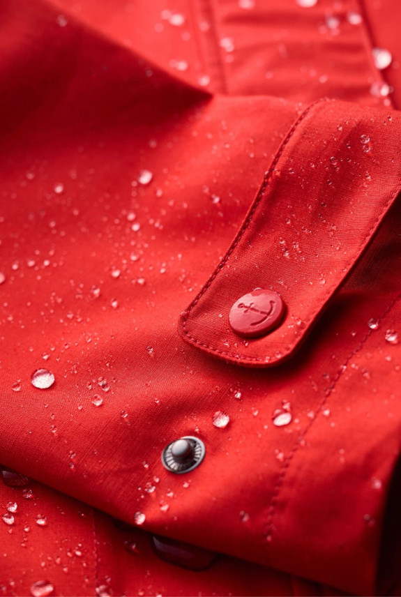 Seasalt Red Cloudburst Waterproof Mac TALL 10 Tomato Colour Pop for Dreary Days! image 7