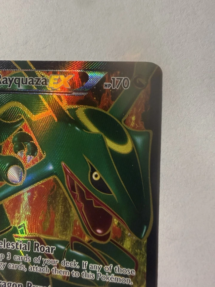Pokemon TCG Rayquaza EX Full Art Card 123/124 Dragons Exalted - Image 4 of 4