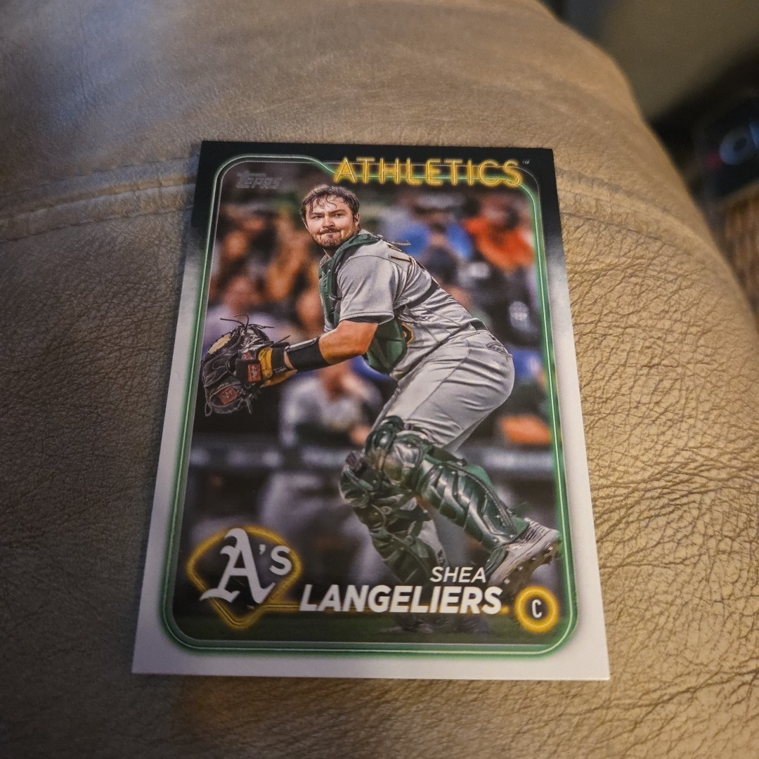2024 Topps #278 Shea Langeliers Oakland Athletics