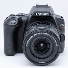 Canon EOS Rebel SL3 Black, EF-S 18-55mm F4-5.6 IS STM Inventory Number 008507