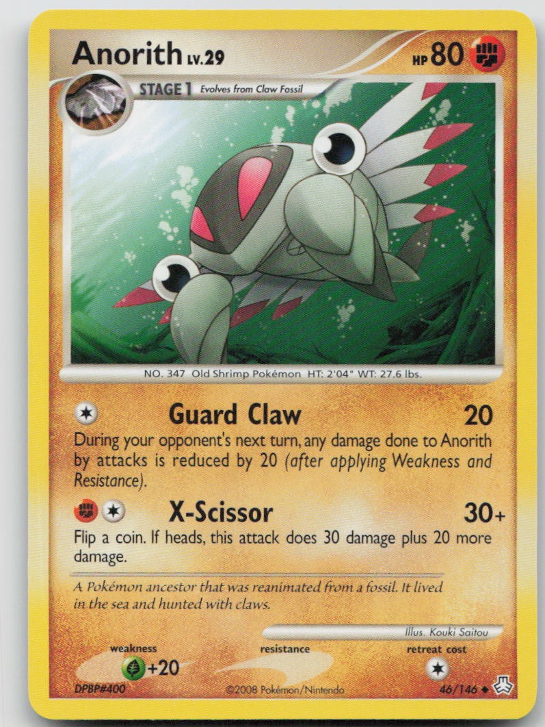 ANORITH 46/146 UNCOMMON LEGENDS AWAKENED POKEMON NM/M