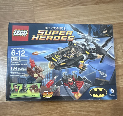 LEGO DC Comics Super Heroes Batman: Man-Bat Attack 76011 184 pcs Ages 6-12 Box