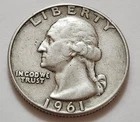 1961 D Washington Quarter 90% Silver       (X03)