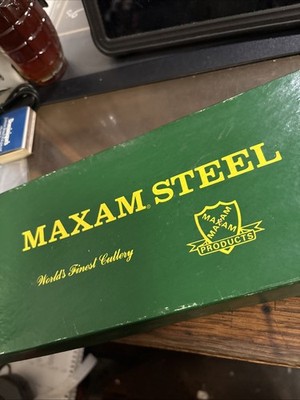 Maxam Steel 2 Knife Set World Finest Cutlery  Includes Box Fast Shipping