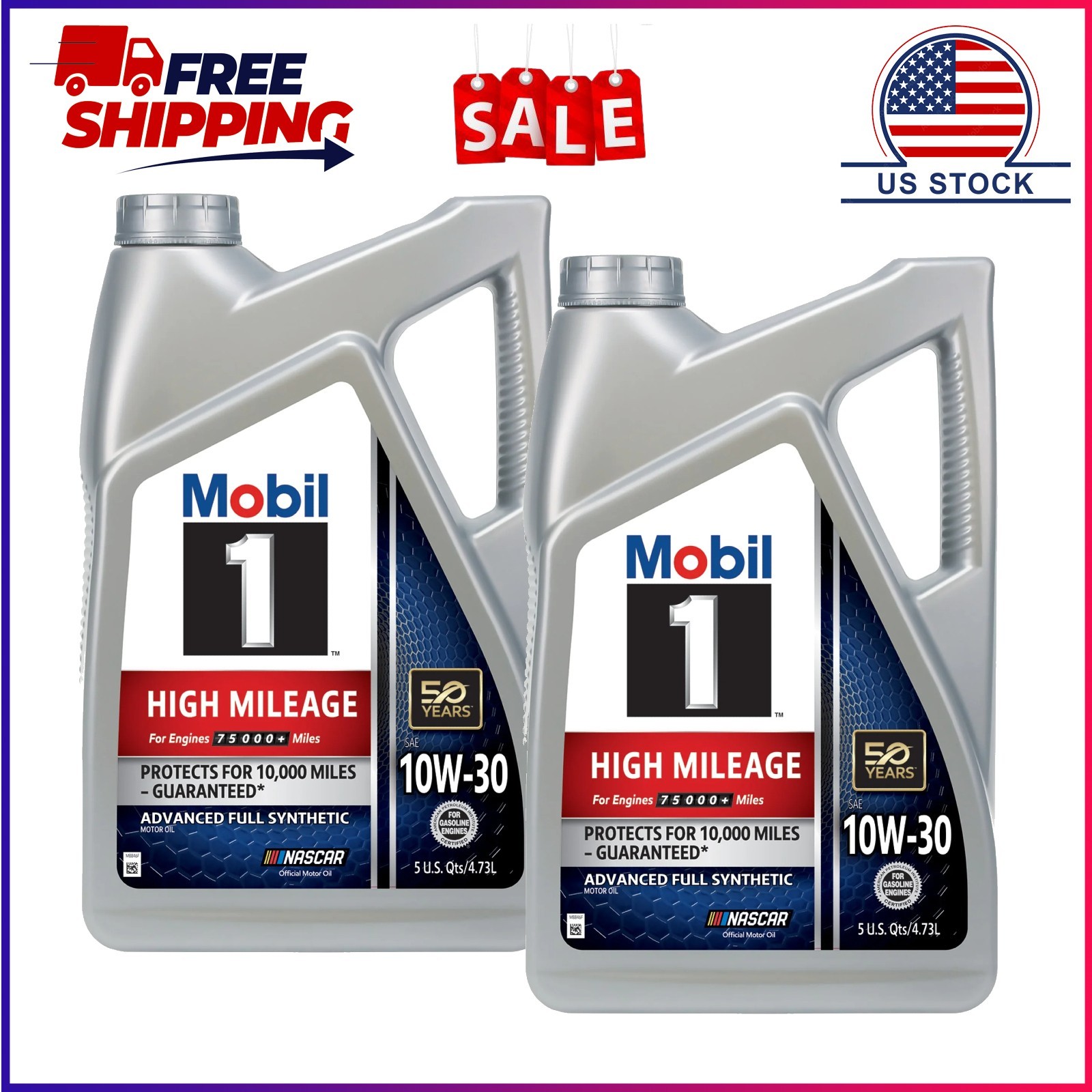 10w-30, 5 Quart