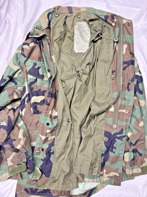 USGI M81 Medium Regular M65 Woodland Field Jacket Without Liner