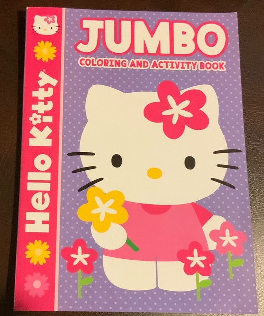 Hello Kitty Jumbo Coloring and Activity Book #2 New Free Shipping | eBay