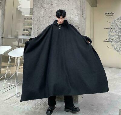 Harikae】Oversized Cape Coat 18AW
