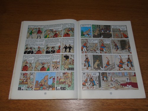 HERGE ADVENTURES OF TINTIN Book - King Ottokar's sceptre - Magnet Edition 1976 - Imagen 6 de 8