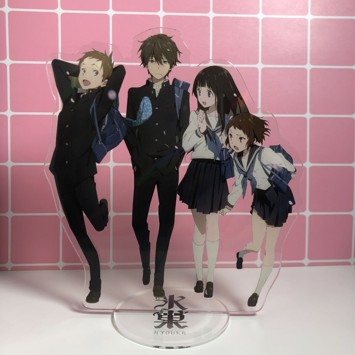 Anime Hyouka Acrylic Classic Literature Club Stand Figure Doll Gift Model  Art