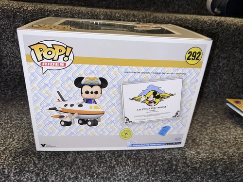 Funko Pop! Mickey In The ""Mouse"" 292 D23 Viaggio in aereo pop - Foto 6 di 6