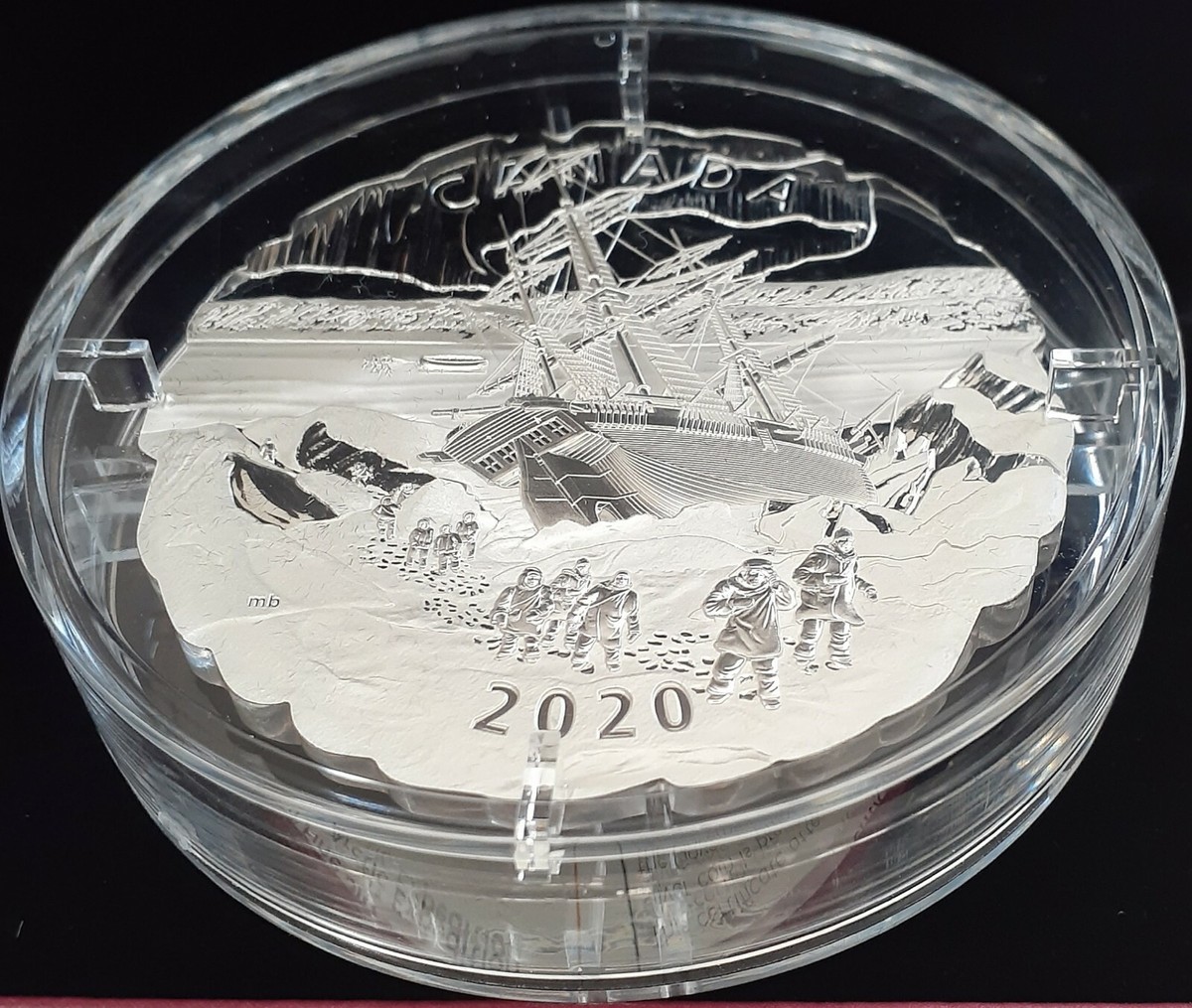 2020 175th Franklin's Lost Arctic Expedition 5OZ Silver Proof $50