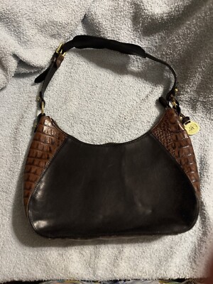 Brahmin brown and black shoulder bag