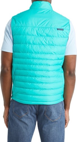 Peter Millar Men’s Crown Elite Puffer Vest Zip Billiard Blue Size XL NWT $200 - Picture 13 of 14