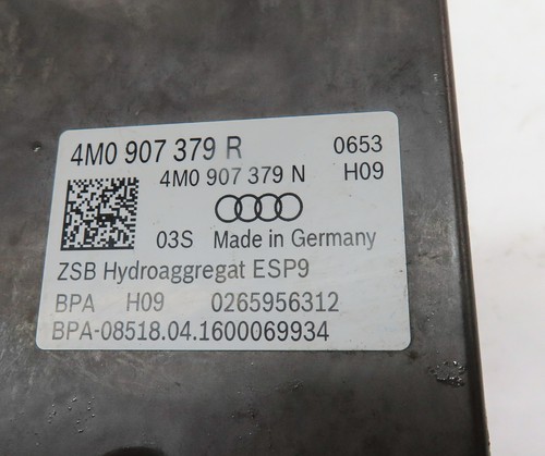 2017-2019 AUDI Q7 (4M) ANTI-LOCK ABS BRAKE PUMP MODULE (WITHOUT ADAPTIVE CRUISE) - Picture 6 of 6