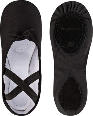 tanzmuster   Ballet Shoes for Girls - Charlie - Split Leather Sole, Ultra... 