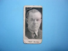 1923/24 PAULIN'S V128 CANDY HOCKEY CARD #19 BILL BRYDGE FR/PR 23/24 PAULINS