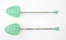 Vintage Shoe Tree Stretcher Plastic Shoe Stretchers Turquoise Teal MT