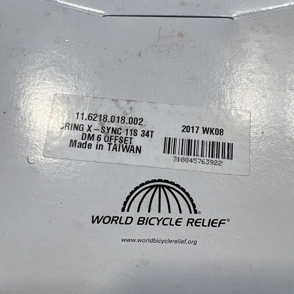 Plato SRAM 34t montaje directo 6 mm desplazado 11s X-Sync negro Foto 4 de 4