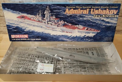 #ad RUSSIAN NAVY NUCLEAR GUIDED MISSILE CRUISER ADMIRAL USHAKOV 1:700 Scale $39.00