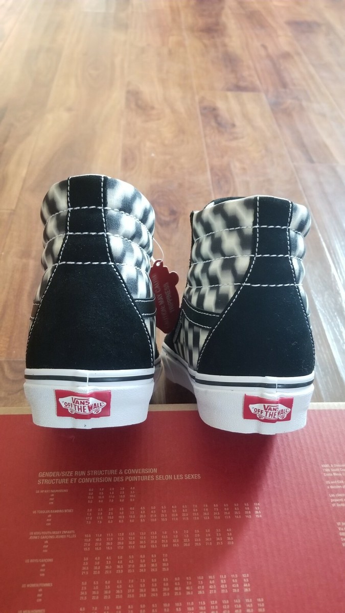 Vans Sk8-Hi Blur Check Classic Hi Top Sneakers VN0A38GEVJM