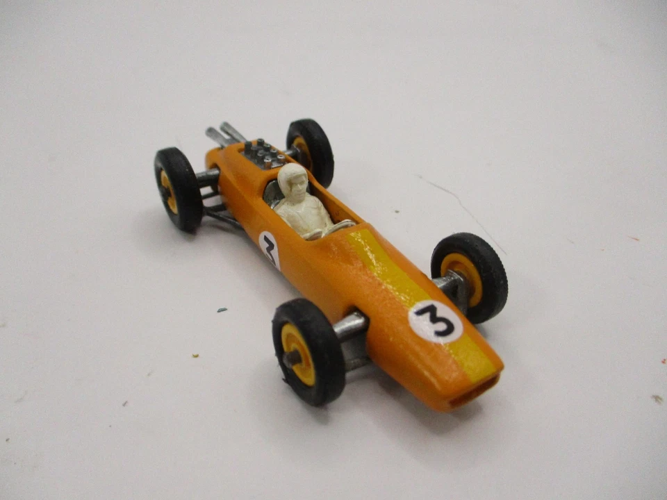Lesney Matchbox #19d Lotus F1 Racing Car Restored Near Minty Rare Orange code3 - Image 2 of 4