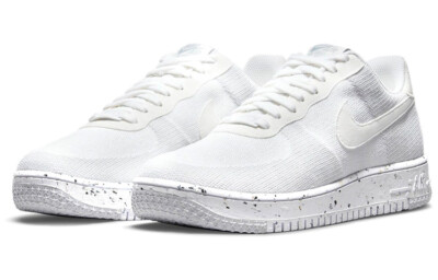 Level SS/New - Nike Air Force 1 Crater FlyKnit White DC4831-100