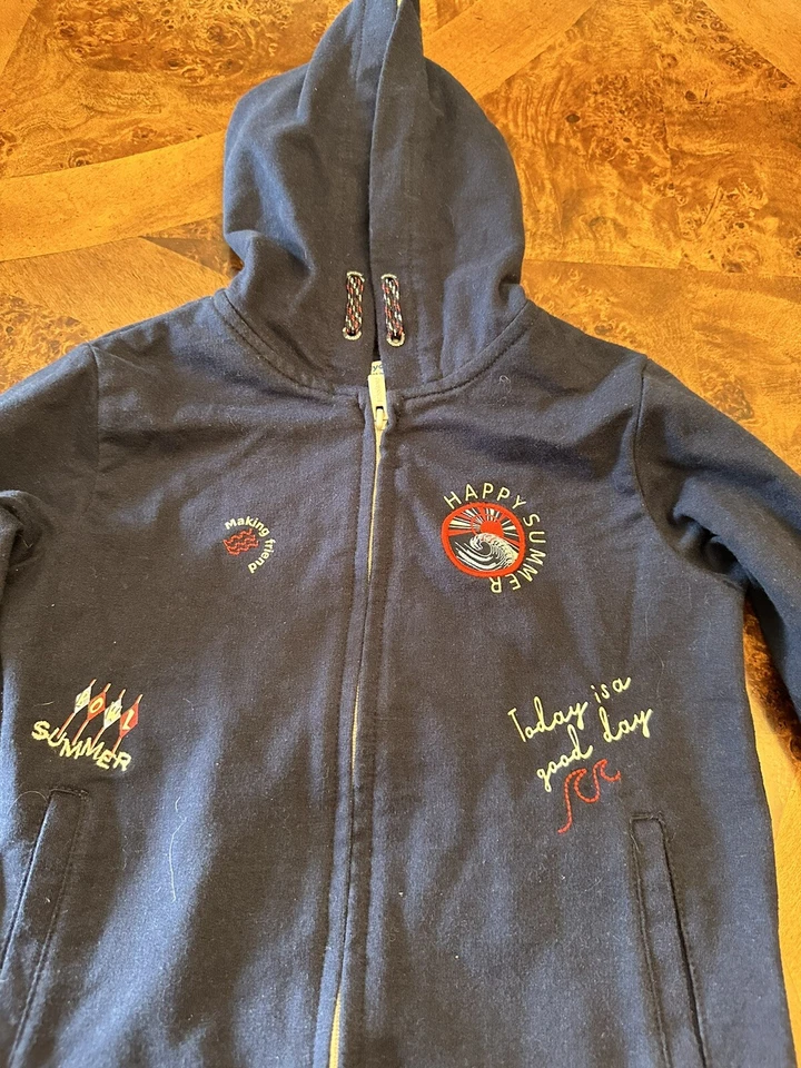 SUDADERA CON CAPUCHA MAYORAL NIÑOS DISEÑO 4Y EN ESPAÑA CREMALLERA COMPLETA Foto 2 de 4