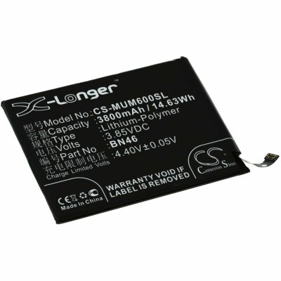 Akku für Handy, Smartphone Xiaomi Redmi Note 6 3,85V 3800mAh/14,6Wh Li-Polymer S