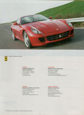 2010 Ferrari Approved Certification Red Coupe 2-sided Photo VINTAGE PRINT AD