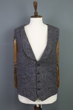 OLIVER SPNECER Gray Wool Button Vest Gillet Size 46