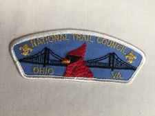 National Trail Council twill plastic back BSA CSP Patch