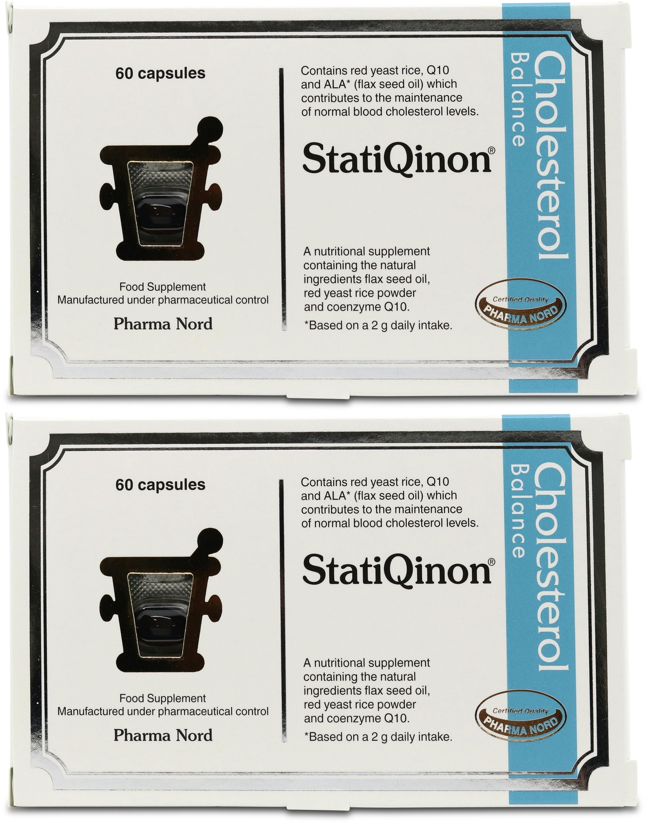 Pharma Nord StatiQinon Cholesterol Balance 60 Capsules - Image 5