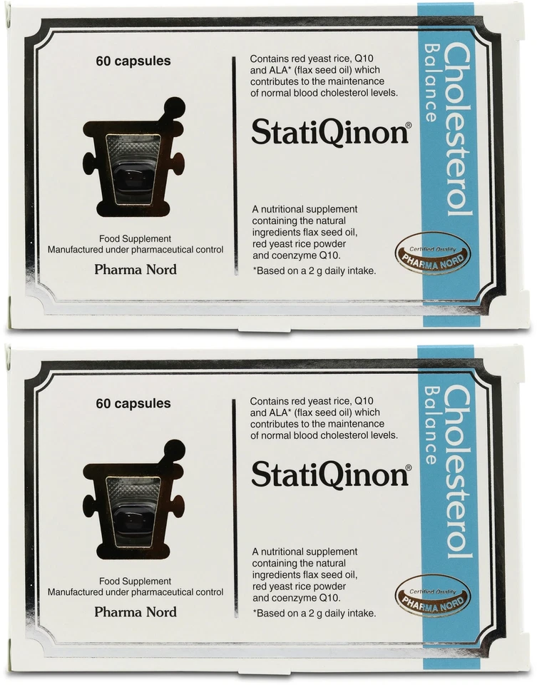 Pharma Nord StatiQinon 60 Capsules X 2
