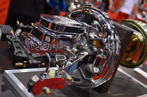 Fin Chrome Aluminum Brake Master Cylinder 1-1/8" Disc-Disc/Drum Corvette Camaro - Bild 4 von 4