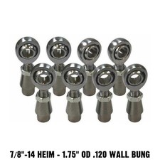 78 Chromoly Heim Joint 1.75 Od .120 Wall Bung 4 Link Rod End Fabrication Kit