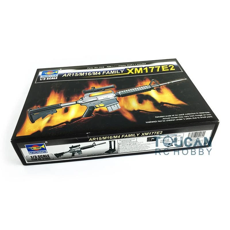 1/3 Trumpeter AR15/M16/M4 FAMILY XM177E2 Gun Automatic Rifle Model KIT 01905 - Image 3 of 4