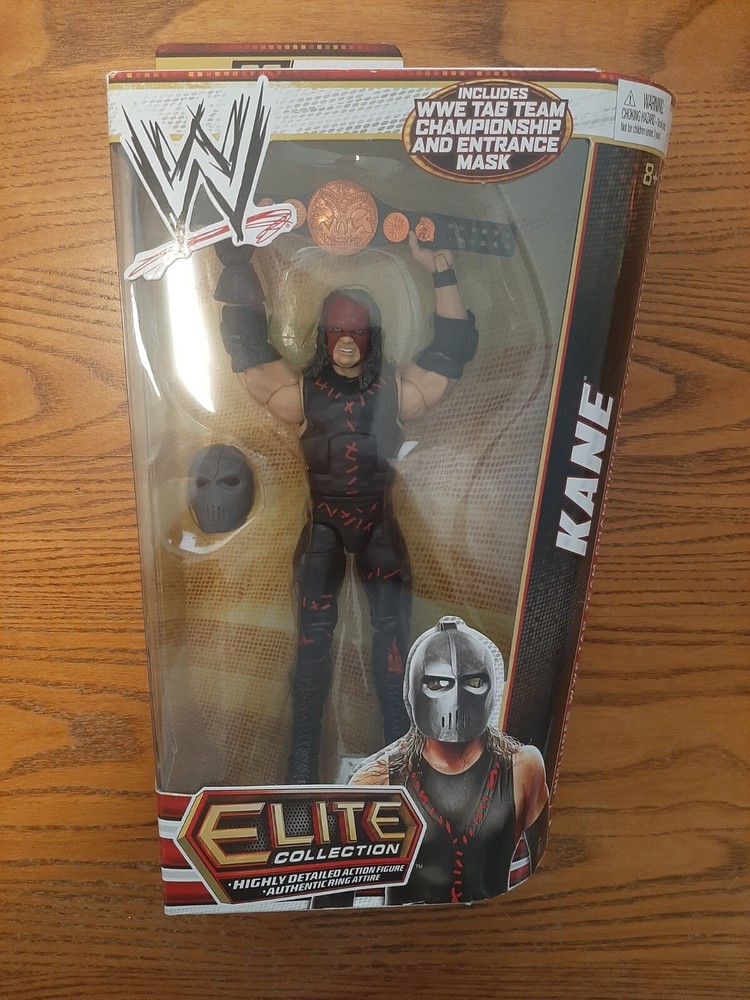 Mattel WWE Elite Collection Series 22 Kane Includes WWE Tag Team Championship
