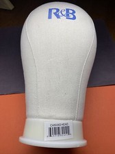 22 Inch Wig Head Cork Canvas Block for Making Wigs Mannequin Head w/ Mount Hole
